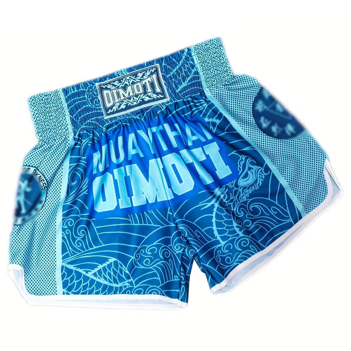 Short muay thai OIMOTI Mae-Bleu Nakmuay