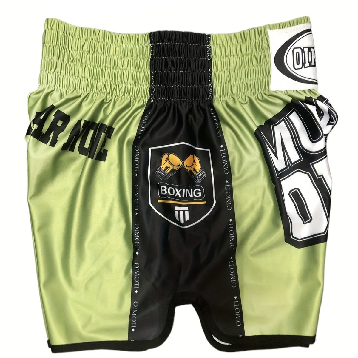 Short muay thai OIMOTI Si Khei-Vert Nakmuay