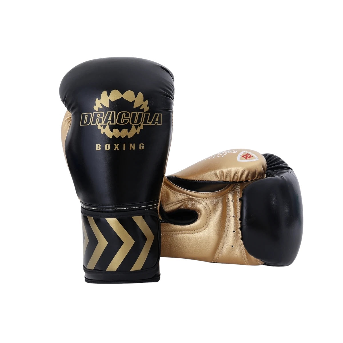 Gants de boxe DRACULA Impact-Noir/Or Nakmuay