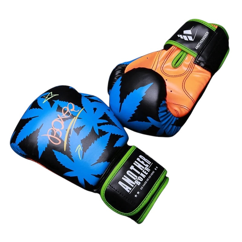 Gants de boxe ANOTHER BOXER Maple Leaf-Bleu Nakmuay