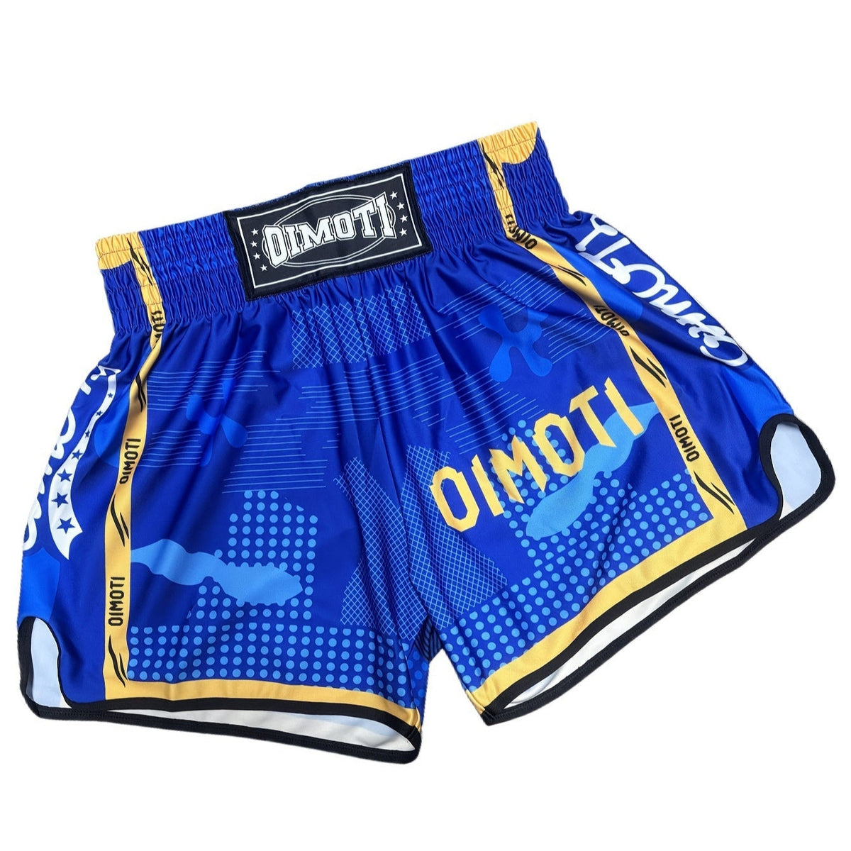 Short muay thai OIMOTI Si Fa-Bleu Nakmuay