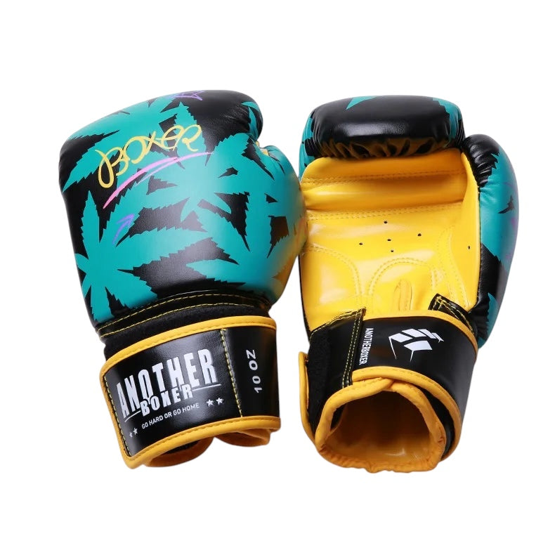 Gants de boxe ANOTHER BOXER Maple Leaf-Vert Nakmuay