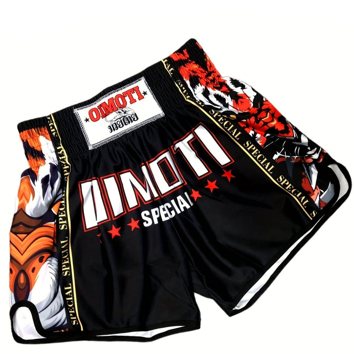 Short muay thai OIMOTI Seuxda-Noir Nakmuay