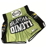 Short muay thai OIMOTI Si Khei-Vert Nakmuay