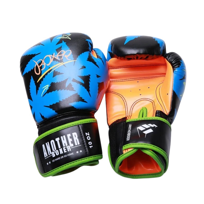 Gants de boxe ANOTHER BOXER Maple Leaf-Bleu Nakmuay