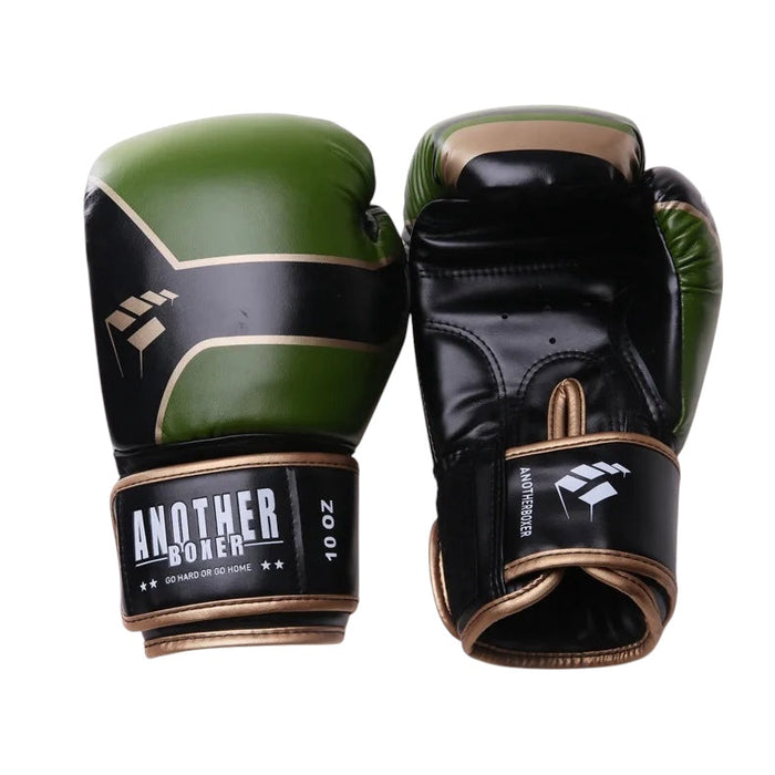 Gants de boxe ANOTHER BOXER Impérial-Noir/Vert Nakmuay