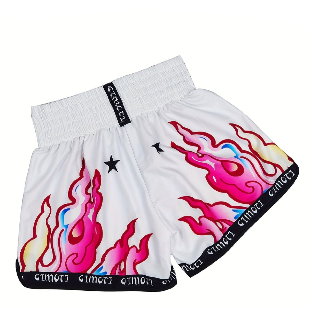 Short muay thai OIMOTI Pelw fi-Blanc Nakmuay