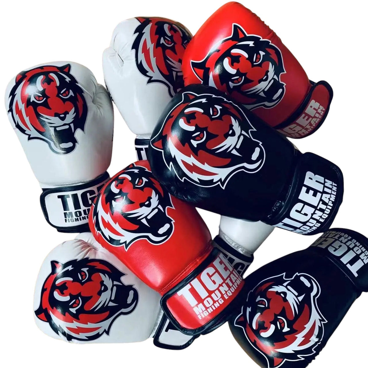 Gants de boxe TIGER MOUNTAIN-Noir Nakmuay