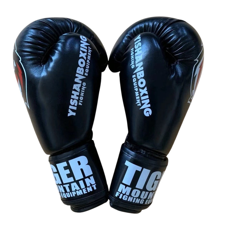 Gants de boxe TIGER MOUNTAIN-Noir Nakmuay