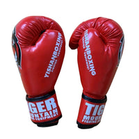 Gants de boxe TIGER MOUNTAIN-Rouge Nakmuay