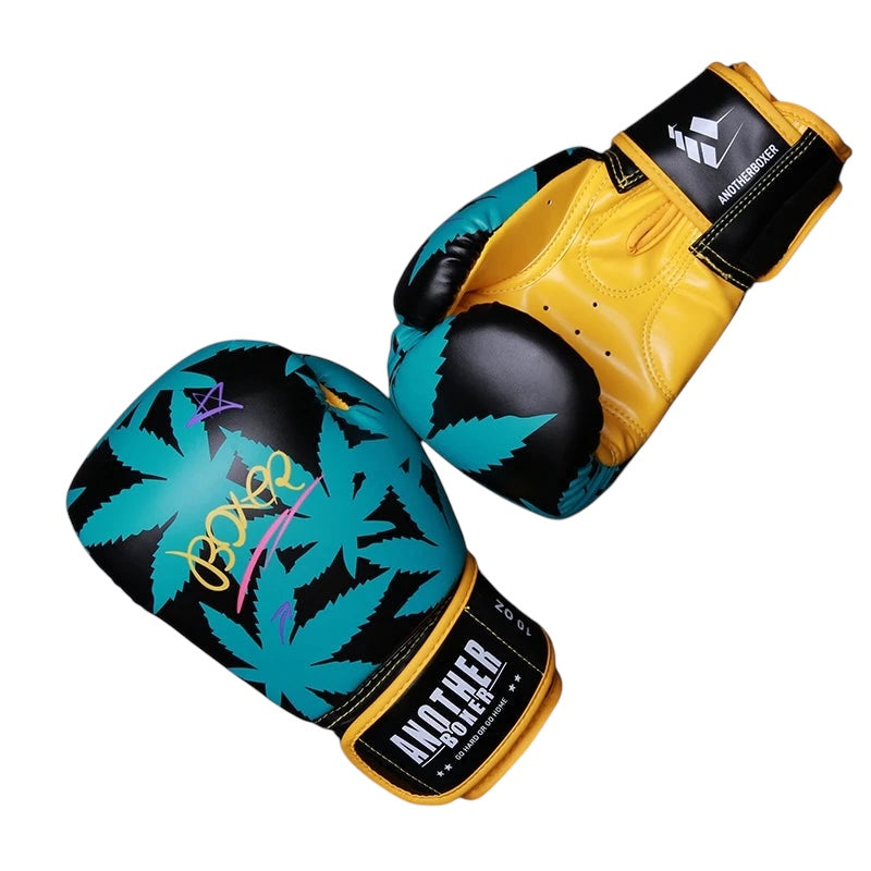 Gants de boxe ANOTHER BOXER Maple Leaf-Vert Nakmuay