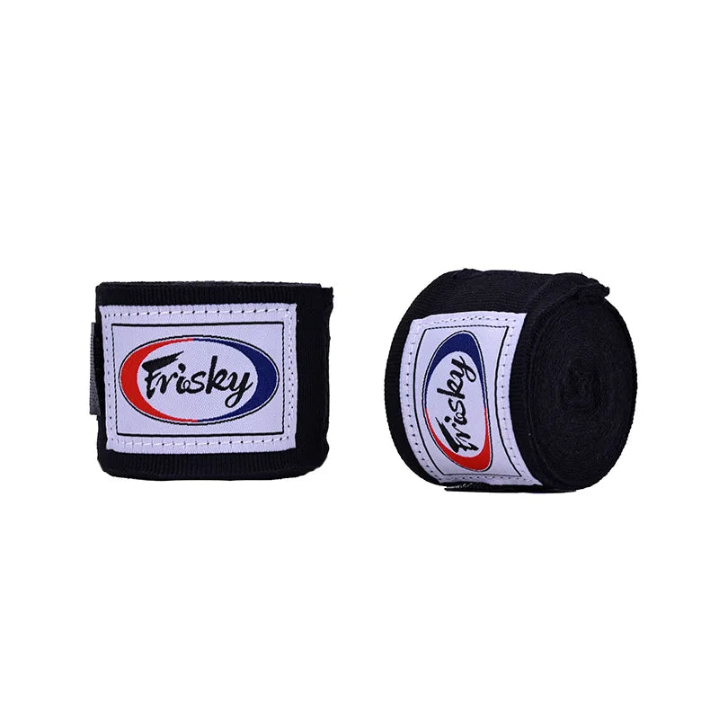 Bandes de boxe FRISKY-Noir Nakmuay