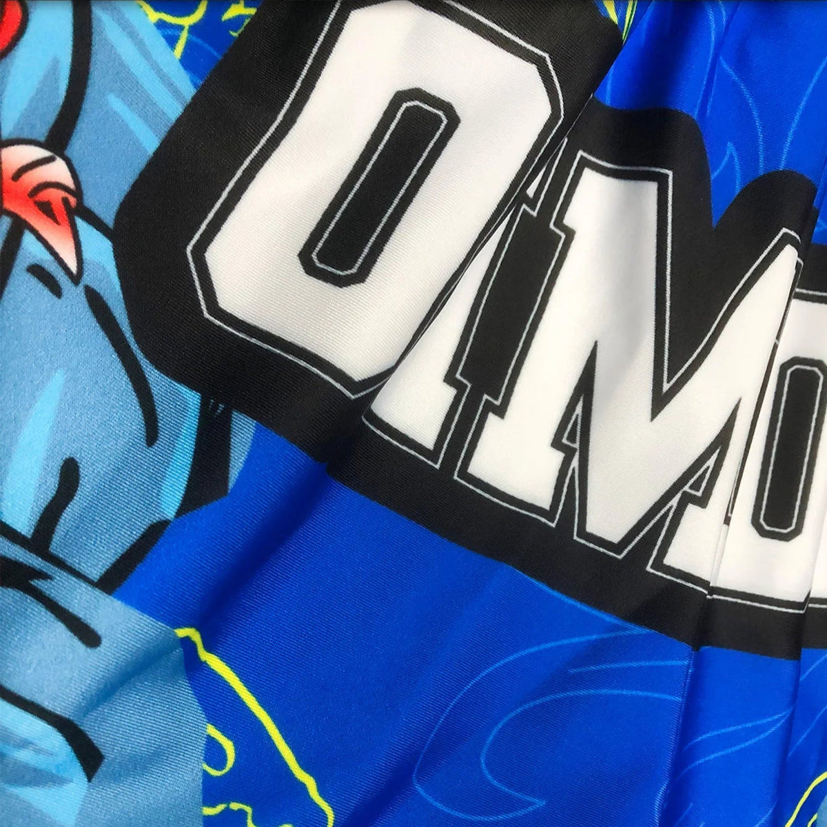 Short muay thai OIMOTI Mhasmu-Bleu Nakmuay