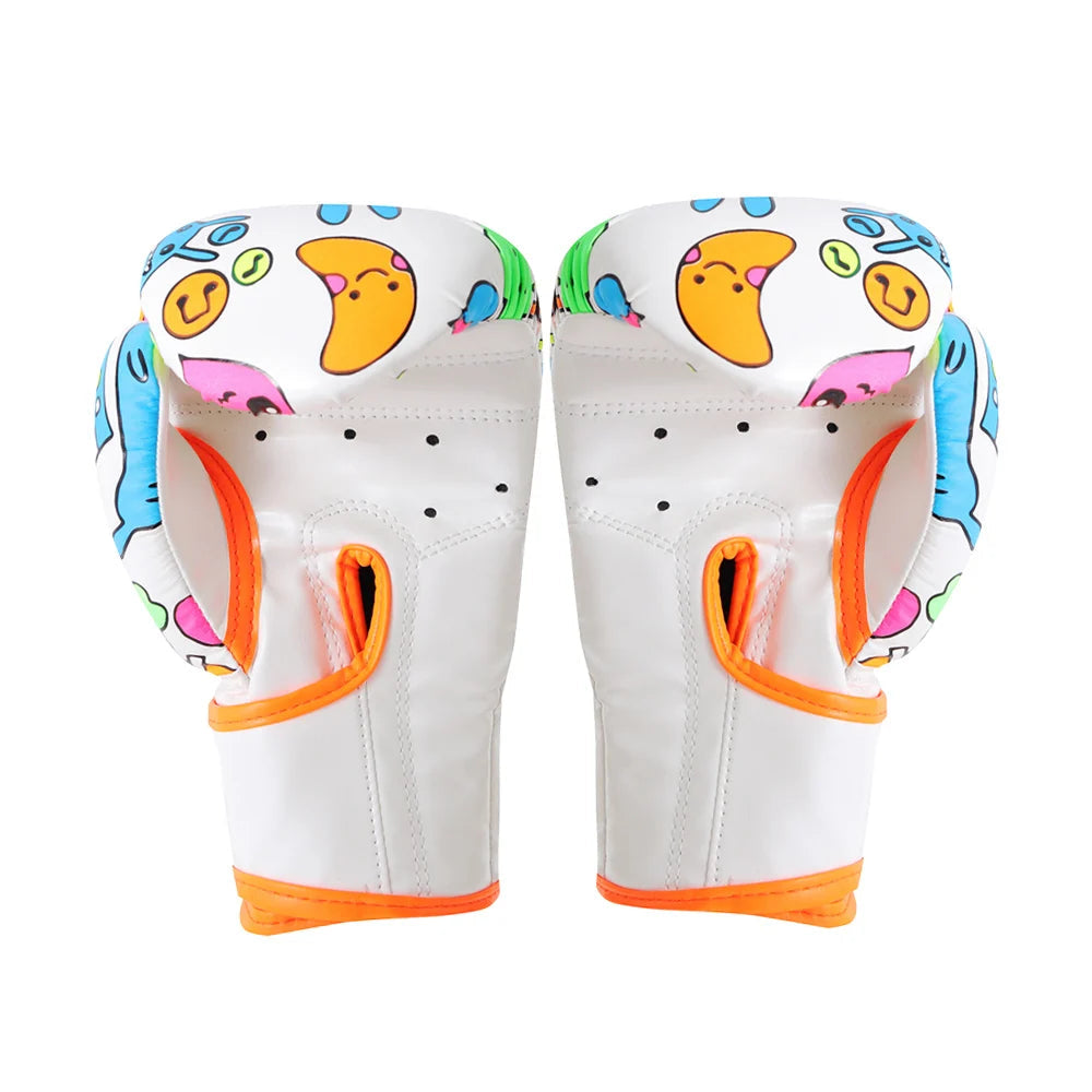 Gants de boxe enfant DRACULA-Blanc Nakmuay