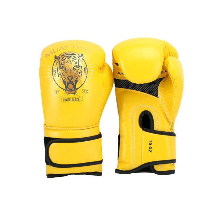 Gants de boxe ANOTHER BOXER Muay Tiger-Jaune Nakmuay