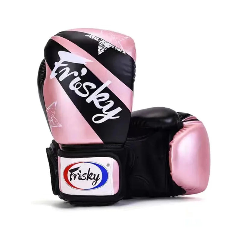 Gants de boxe FRISKY Elite-Rose Nakmuay