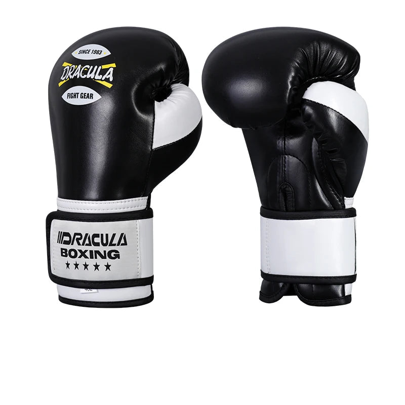 Gants de boxe enfant DRACULA-Noir/Blanc Nakmuay