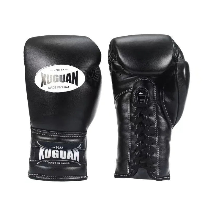 Gants de boxe XUGUAN Contact-Noir Nakmuay