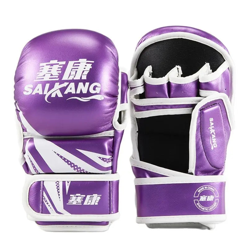 Gants de MMA SAIKANG Sport-Violet/Blanc Nakmuay