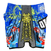 Short muay thai OIMOTI Mhasmu-Bleu Nakmuay