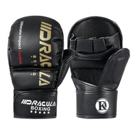 Gants de MMA DRACULA Ultimate-Blanc/Or Nakmuay