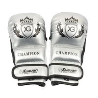 Gants de MMA XUGUAN Champion-Bleu/Blanc Nakmuay