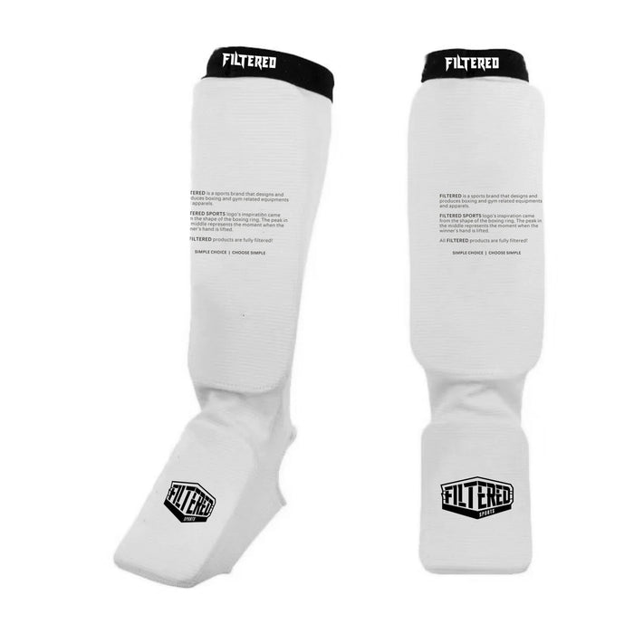 FILTERED SPORTS Protective Leg Guards for Sports Unisex Cotton Kickboxing Shin Guards High Elasticity Training Kickboxing SSG01 Nakmuay