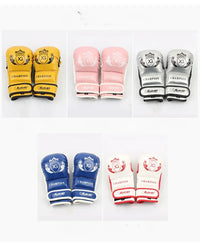 Gants de MMA XUGUAN Champion-Bleu/Blanc Nakmuay