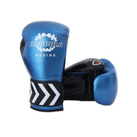 Gants de boxe DRACULA Impact-Bleu/Noir Nakmuay