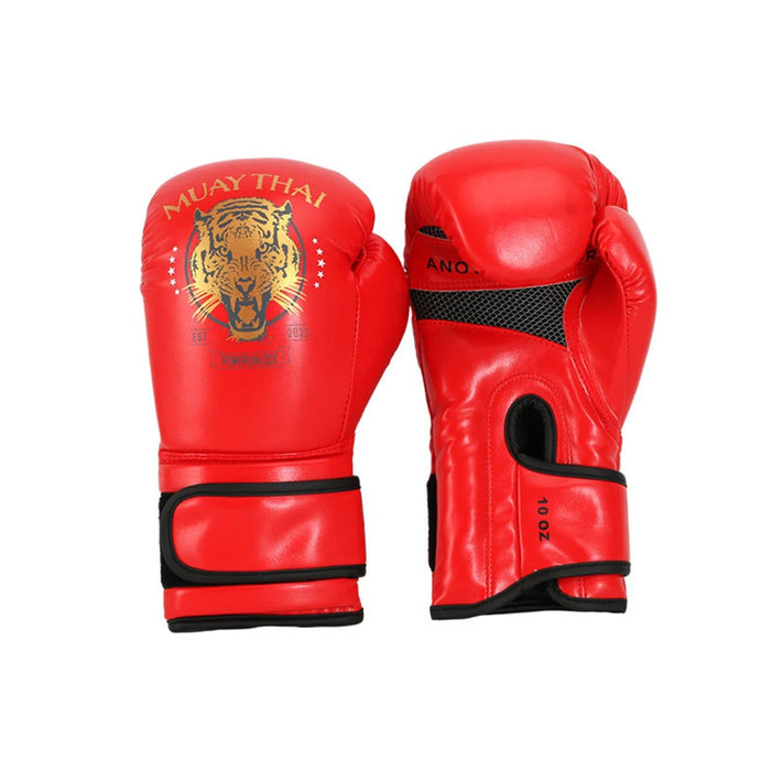 Gants de boxe ANOTHER BOXER Muay Tiger-Rouge Nakmuay