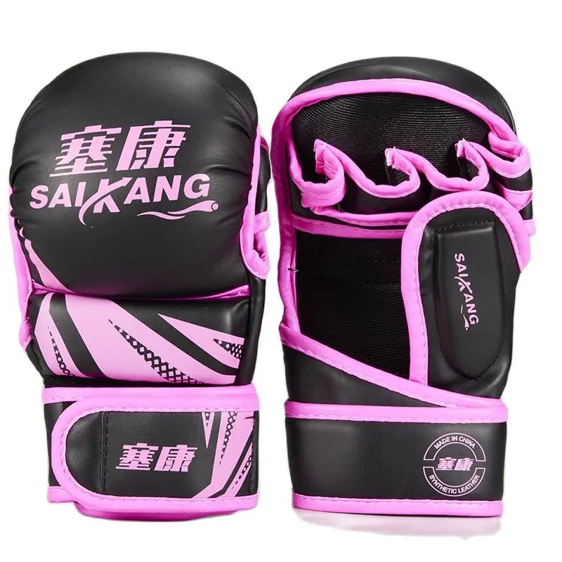 Gants de MMA SAIKANG Sport-Violet/Blanc Nakmuay