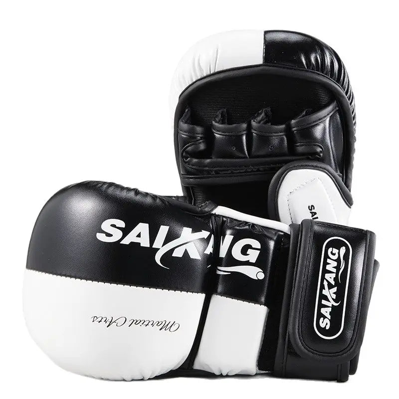 Gants de MMA SAIKANG Sport-Noir/Rose Nakmuay