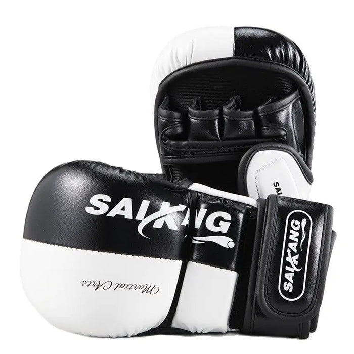 Gants de MMA SAIKANG Martial-Blanc/Noir Nakmuay