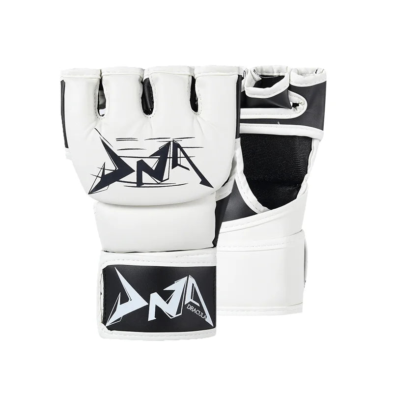 Gants de MMA DRACULA Impact-Blanc Nakmuay