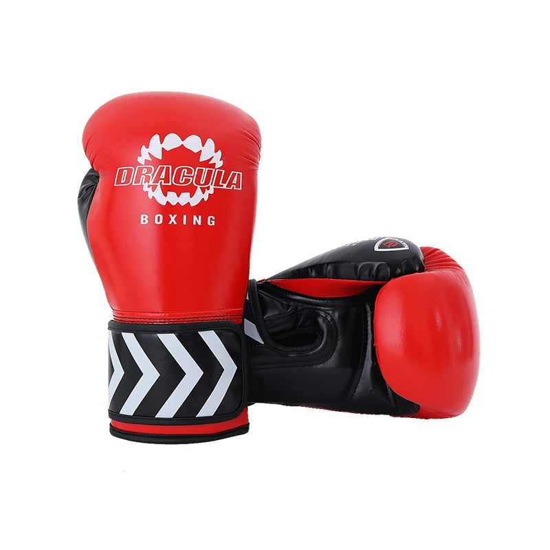 Gants de boxe DRACULA Impact-Rouge/Noir Nakmuay