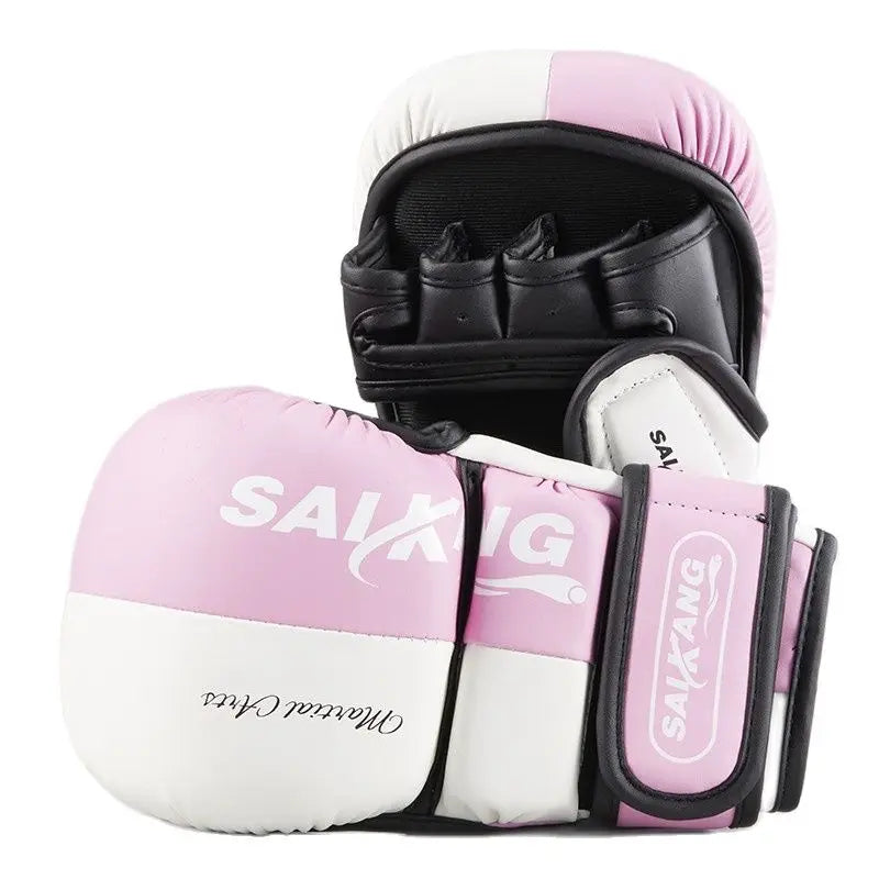 Gants de boxe MMA SAIKANG Martial-Noir/Violet Nakmuay