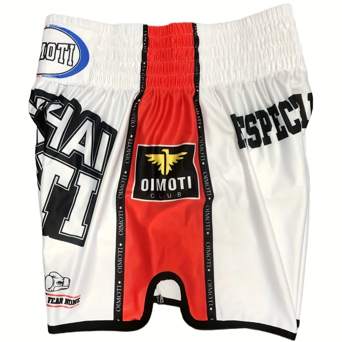 Short Muay Thai OIMOTI Frangses-Bleu/Blanc/Rouge Nakmuay