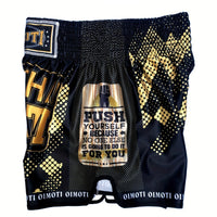 Short muay thai OIMOTI Phechir-Noir Nakmuay