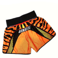 Short muay thai OIMOTI Lay Thang-Orange Nakmuay